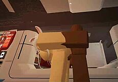 shy bunny slut takes monster black cock deep in roblox condo fuck frenzy