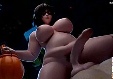 i'm like two horny trans fuckers creampieing tight pussy-ass slut trans mei's halloween hole umm