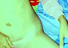 Indonesian hijab girl caught masturbating joins neighbor sex