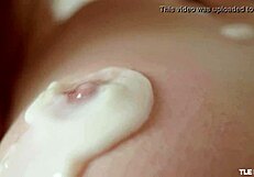 elizabeth l licks nicolette a's petite pussy in early morning kitchen