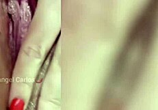 rangel carlos fingers wet juicy pussy of pierced latina slut