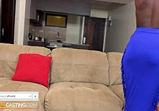 ebony blonde amateur big ass lingerie homemade interracial rough fucking sextape
