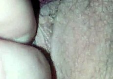 watch this wet bbw wife's fat pussy soak her satin panties like a total slut