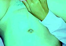 Indonesian hijab girl caught masturbating joins neighbor sex