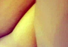 My ex girlfriend visits and we bang hard in the bedroom with big cock action