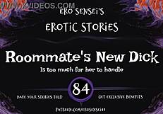 Roommate's new cock throbs erotic for your wet pussy!