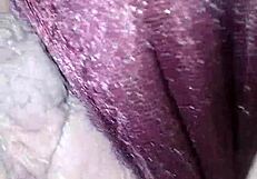 watch this wet bbw wife's fat pussy soak her satin panties like a total slut