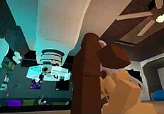 shy bunny slut takes monster black cock deep in roblox condo fuck frenzy