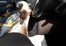 i spot hairy mature in car