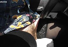 i spot hairy mature in car
