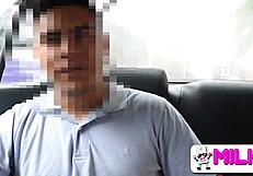 hey horny college boy wanna fuck this wet latina milf in the taxi public