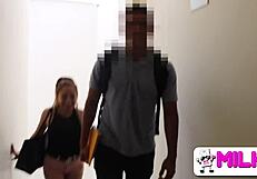 hey horny college boy wanna fuck this wet latina milf in the taxi public