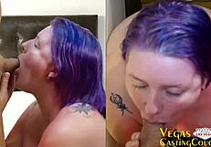 misty mae bbw big melons solo masturbate then deepthroat monster cock pov casting!