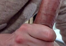 Sexy young amateur whore deepthroats big cock homemade blowjob