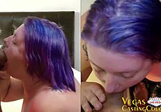 misty mae bbw big melons solo masturbate then deepthroat monster cock pov casting!