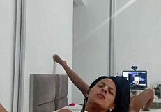 Hot Latina MILF Flashes Lingerie at Party for Wild Cums!