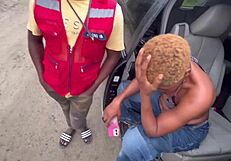 Skinny Police Babe Banged Hard by Stranger in Office Group