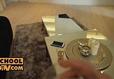 POV: Pound Tall Student Milf Angelika Grays Bent Over in Heels and Lingerie!