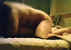 Sexy wife in red lingerie seduces for secret sex... can her cowgirl drain all sperm close-up?