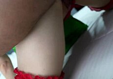 Hot tattooed mature Latina in costume teases stepson relentlessly!