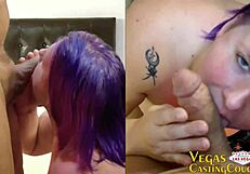 misty mae bbw big melons solo masturbate then deepthroat monster cock pov casting!