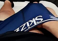 Nerd's Tiny Foreskin Dick Cums Watching Girlfriend's Wet Pussy Orgasm!