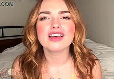 Redhead Bitch Builds Confidence Through Sissification Domination