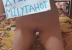 exhibitionist big ass flashing handcuffs tease