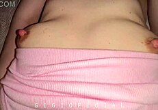 pregnant skinny girl with big nipples begs stepbro to pump em n fuck her hard