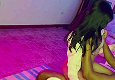 watch this teen 18+ stepsis take my creampie after wild pov ass worship sex