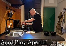 redhead girlfriend jeans tight ass anal fucked after work aperitif