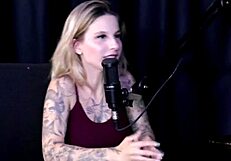 Naked blonde gets massage after regretting promised all-night fuck with just joana on sheer red