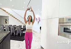 ever wonder why gia paige looks so distracted while ike diezel pounds her goth milf pussy in pov
