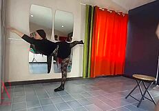 wanna spank that ballerina ass? teacher regina noir punishes her mouth pussy in class domination