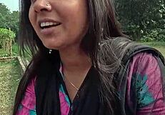 Bengali bhabi indulges in steamy romantic ranch sex with sexy indian lover