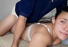 chubby blonde teen gaping ass fucked rough homemade anal close up