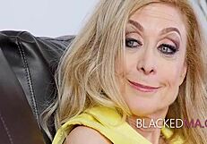 60yo Nina Hartley Feels Black Cock Passion Deeply
