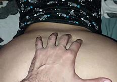 me encuentro a la esposa de mi amigo y la cojo de perrito con mi verga enorme mientras él no está!