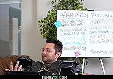 Hey stepsons, did hot milf pristine edge suck your cock for fantasy football?
