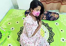 stepdaughter seduces daddy in homemade indian roleplay fuck on bed