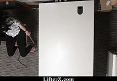 Damn, lifterx caught shoplifting gets bent over by lp officer for ripped clothes doggystyle punishment!