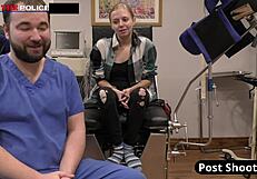 School Resource Officer Ava Siren Craves Petite Student Pussy In Office Deepthroat Face Fuck