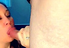Savage Sarah Sucks Thick Cock for Pretty Mouth Cum