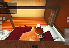 ROBLOX Demon Girl's Big Ass and Tits Punished Hard in Garage!
