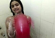 master commands bathroom shower masturbation with thick carrot now obey