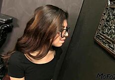 Holy shit, this young 18+ amateur deepthroats a monster cock till she orgasms sloppy wet!