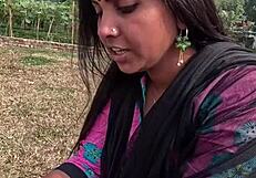 Bengali bhabi indulges in steamy romantic ranch sex with sexy indian lover