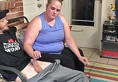 caught my cheating chubby wife slurping neighbors huge cock while smoking deepthroat style