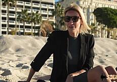 french blonde anouk with big tits and small waist anal fucked hard