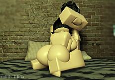 hey roblox follower, wanna fuck doggystyle then creampie? 😈💦
